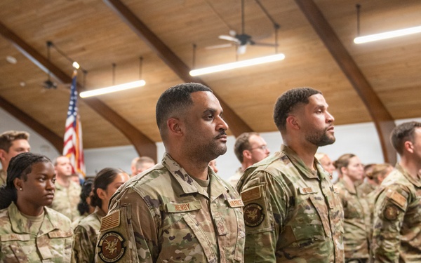 Skeens takes command of the 123rd Force Support Squadron