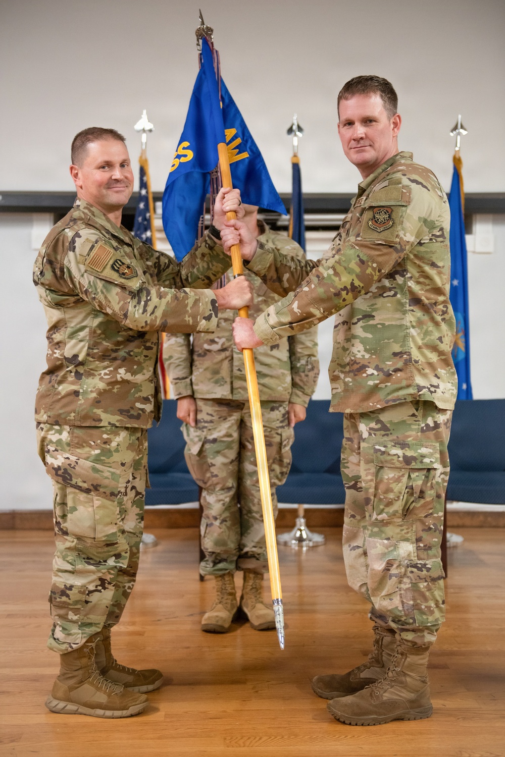Skeens takes command of the 123rd Force Support Squadron