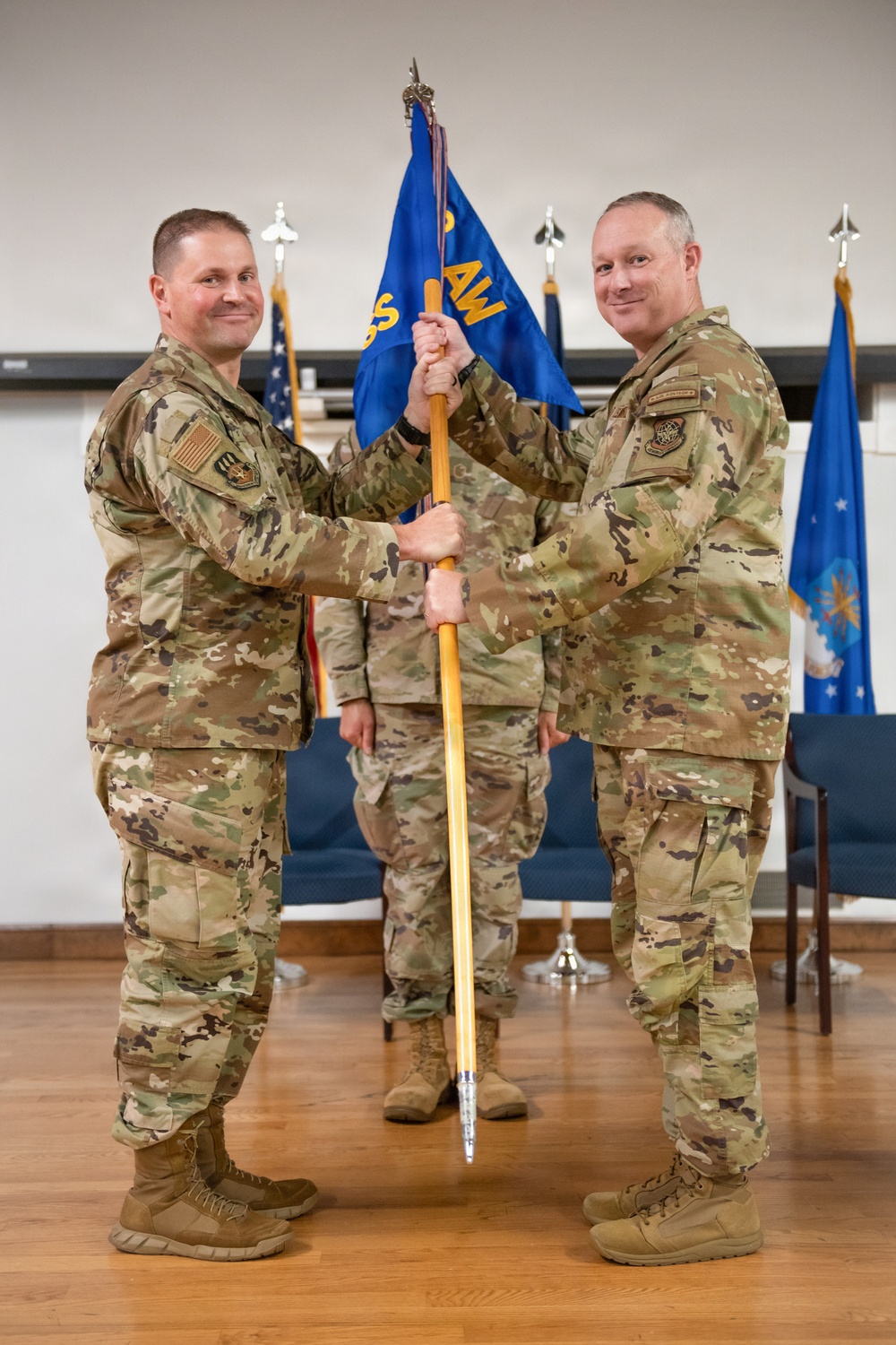 Skeens takes command of the 123rd Force Support Squadron