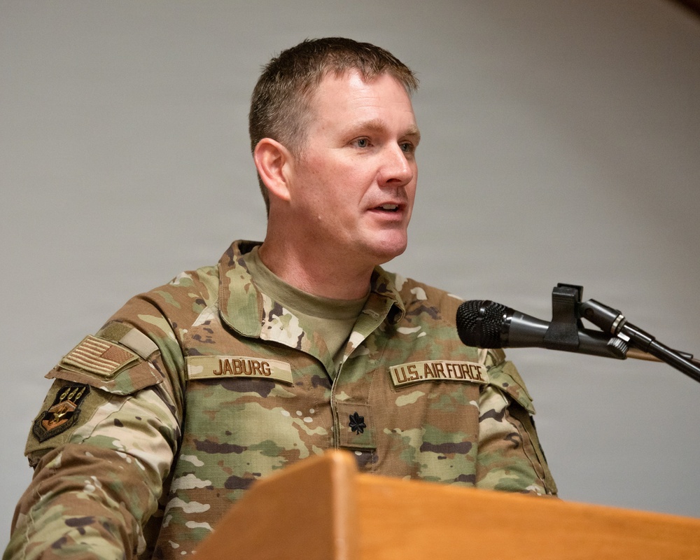 Skeens takes command of the 123rd Force Support Squadron