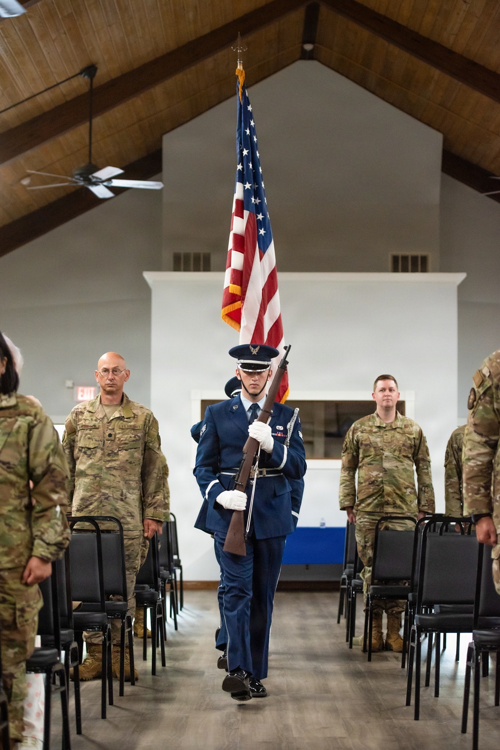 Skeens takes command of the 123rd Force Support Squadron