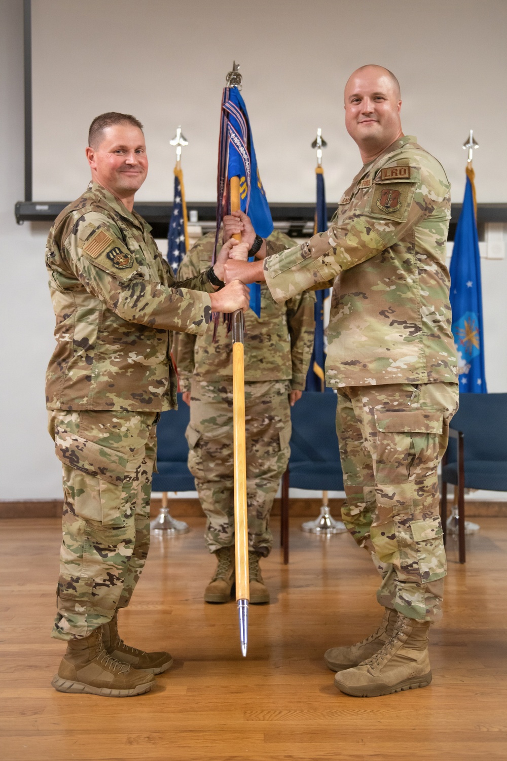 Lasher takes command of the 123rd Logistics Readiness Squadron