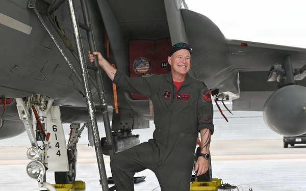 104th Fighter Wing Celebrates Flight Surgeon's Fifteen Years of Service with Fini Flight