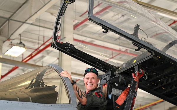 104th Fighter Wing Celebrates Flight Surgeon's Fifteen Years of Service with Fini Flight