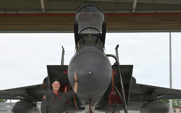104th Fighter Wing Celebrates Flight Surgeon's Fifteen Years of Service with Fini Flight