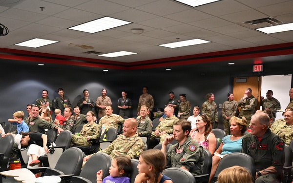 104th Fighter Wing Celebrates Flight Surgeon's Fifteen Years of Service with Fini Flight