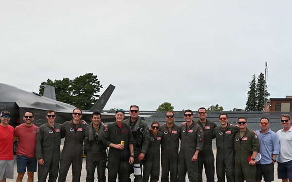 104th Fighter Wing Celebrates Flight Surgeon's Fifteen Years of Service with Fini Flight