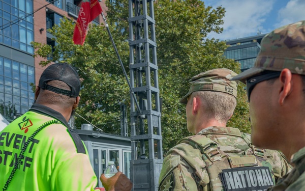 JTF-DC  patrol at the Wharf