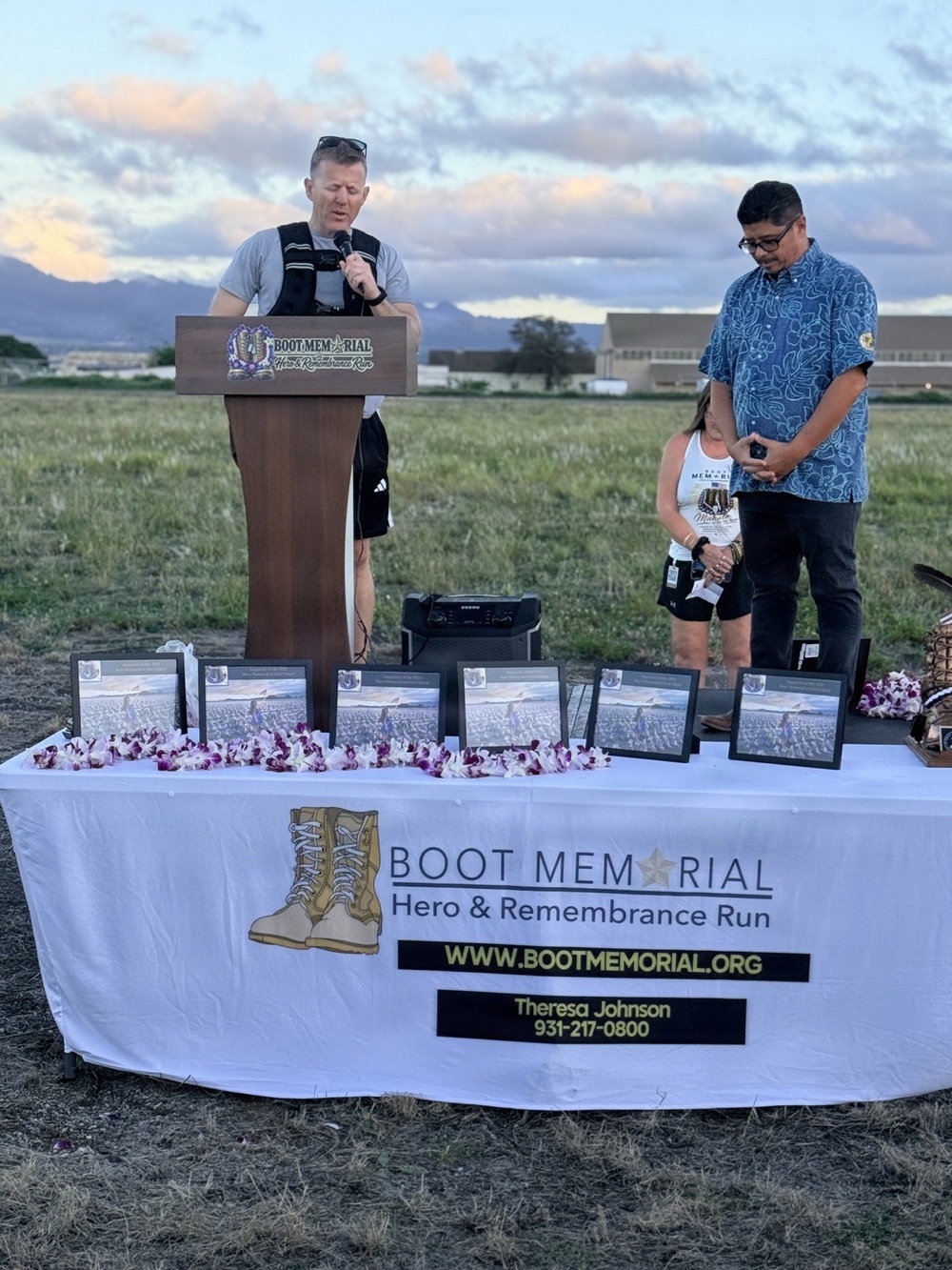 JBPHH Service Members Honor Fallen at Boot Memorial Run