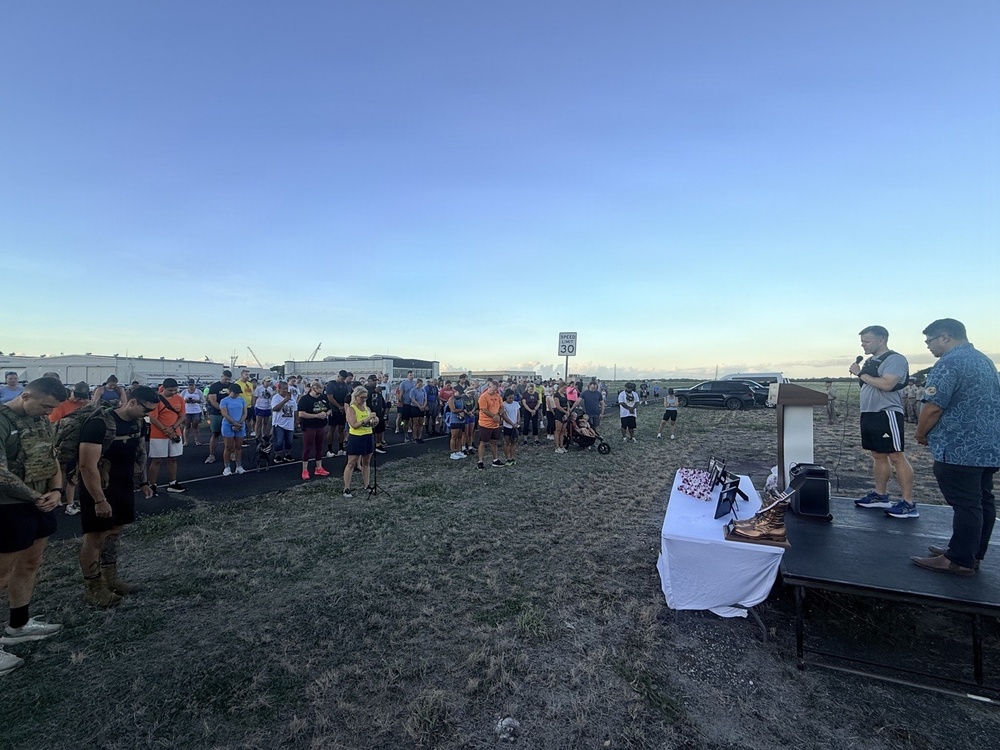 JBPHH Service Members Honor Fallen at Boot Memorial Run