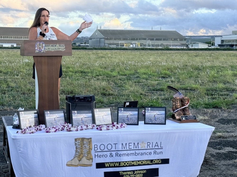 JBPHH Service Members Honor Fallen at Boot Memorial Run