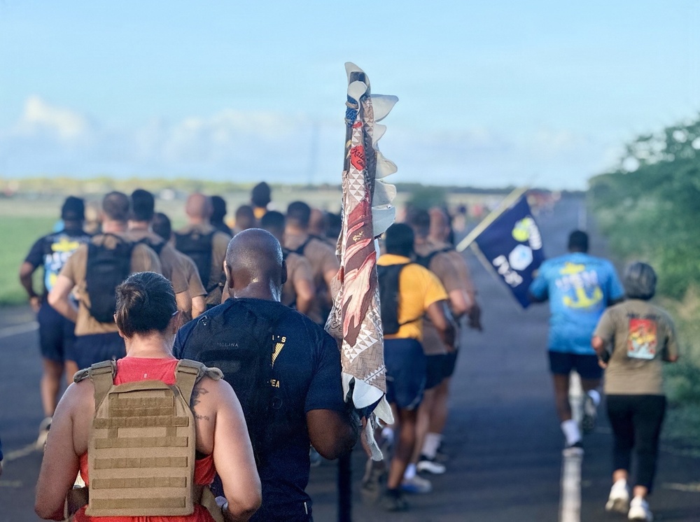 JBPHH Service Members Honor Fallen at Boot Memorial Run