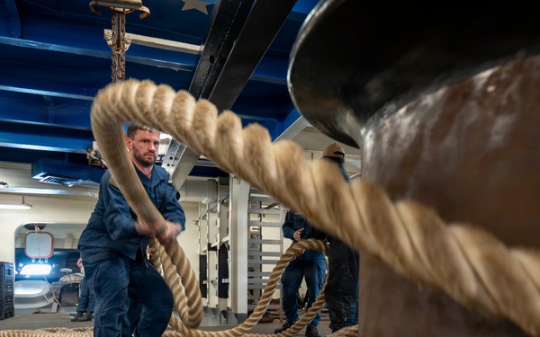 USS Theodore Roosevelt Sea and Anchor Detail