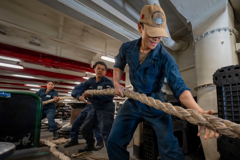 USS Theodore Roosevelt Sea and Anchor Detail