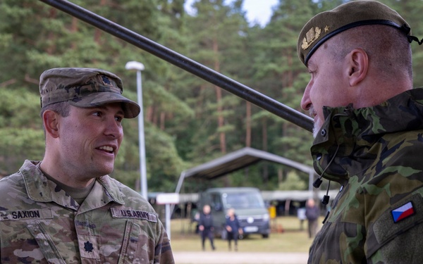 U.S. Soldiers participate in BPTA and NATO FLF Battle Group-Poland anniversary ceremony