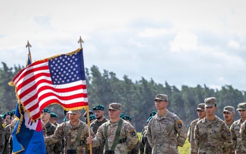 U.S. Soldiers participate in BPTA and NATO FLF Battle Group-Poland anniversary ceremony