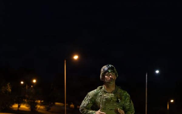 1st Armored Division candidates participate in the expert physical fitness assessment