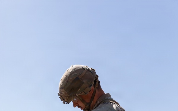1st Armored Division candidates participate in land navigation