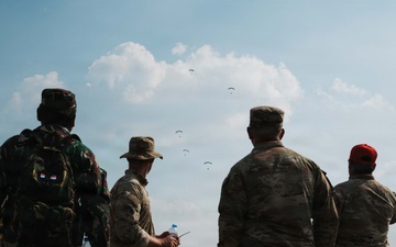 1st Special Force Group (Airborne) Green Berets conduct Military Free Fall Infiltration with Indonesia Nation Armed Forces Special Forces