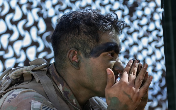 1st Armored Division candidates participate in patrol procedure lanes