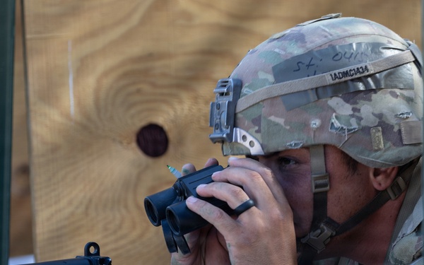 1st Armored Division candidates participate in patrol procedure lanes