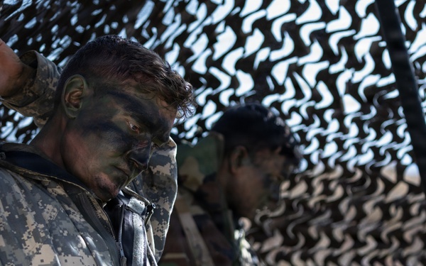 1st Armored Division candidates participate in patrol procedure lanes