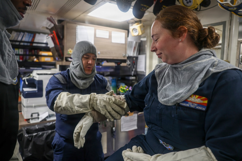 USS Oscar Austin maintains warfighting readiness