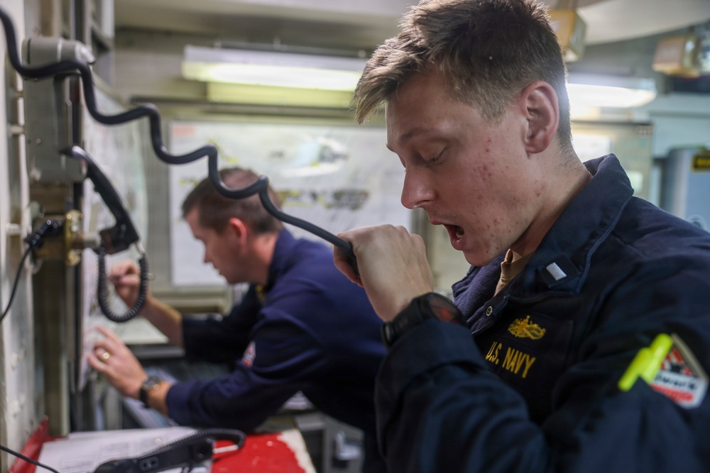USS Oscar Austin maintains warfighting readiness