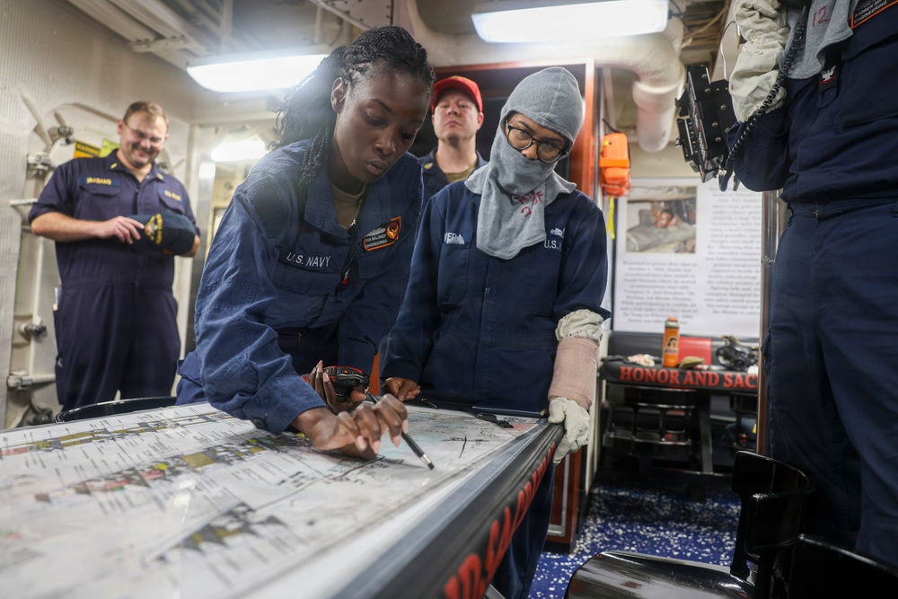 USS Oscar Austin maintains warfighting readiness