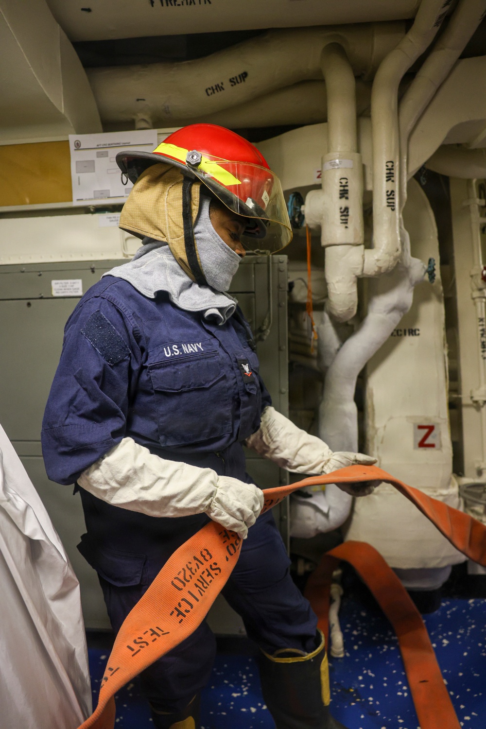 USS Oscar Austin maintains warfighting readiness