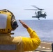 USS Oscar Austin conducts VertRep and HIFR training