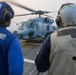 USS Oscar Austin conducts flight operations