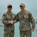 Lt. Cmdr. Joel Thiesfeldt, bandmaster of Pacific Fleet Band, is promoted to current rank.