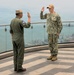 Lt. Cmdr. Joel Thiesfeldt, bandmaster of Pacific Fleet Band, is promoted to current rank.