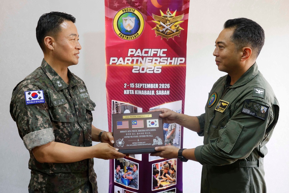 Pacific Partnership 2026 Conducts Office Call with Republic of Korea Navy Officials in Kota Kinabalu, Malaysia