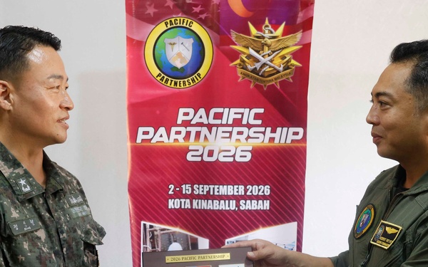 Pacific Partnership 2026 Conducts Office Call with Republic of Korea Navy Officials in Kota Kinabalu, Malaysia