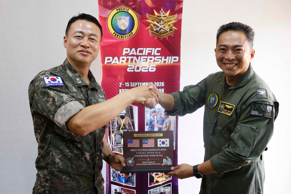 Pacific Partnership 2026 Conducts Office Call with Republic of Korea Navy Officials in Kota Kinabalu, Malaysia