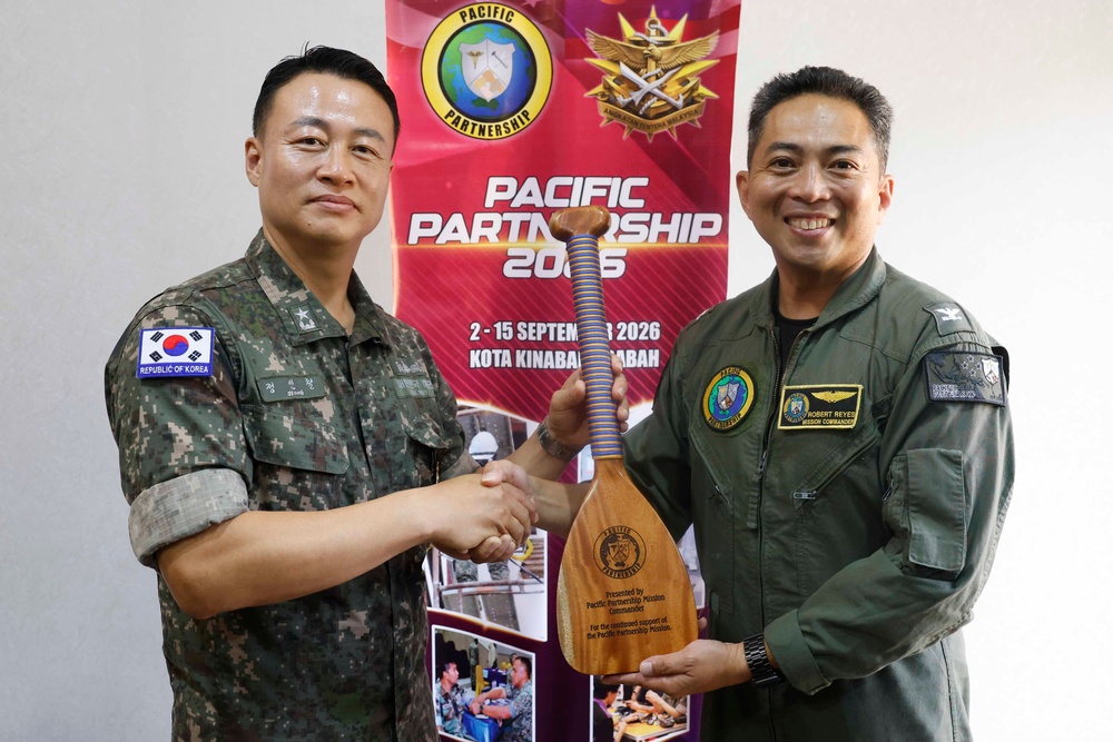 Pacific Partnership 2026 Conducts Office Call with Republic of Korea Navy Officials in Kota Kinabalu, Malaysia