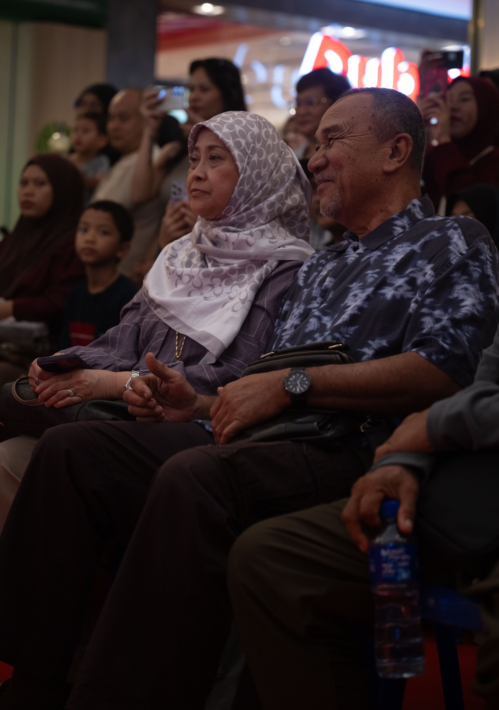 Pacific Partnership Band and Malaysian Armed Forces Band holds concert at Imago Shopping Mall in Kota Kinabalu, Malaysia