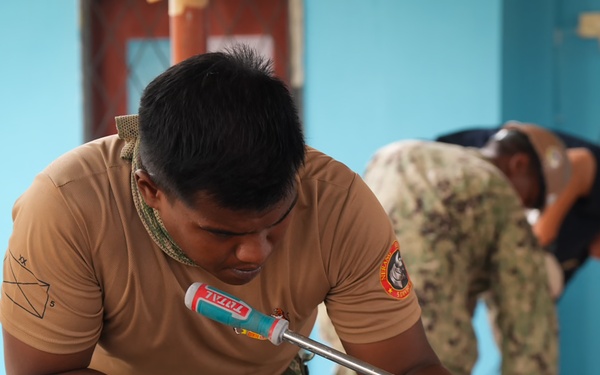 NMCB-5 continues construction at SK Babagon Toki Various School Renovations in Kota Kinabalu, Malaysia