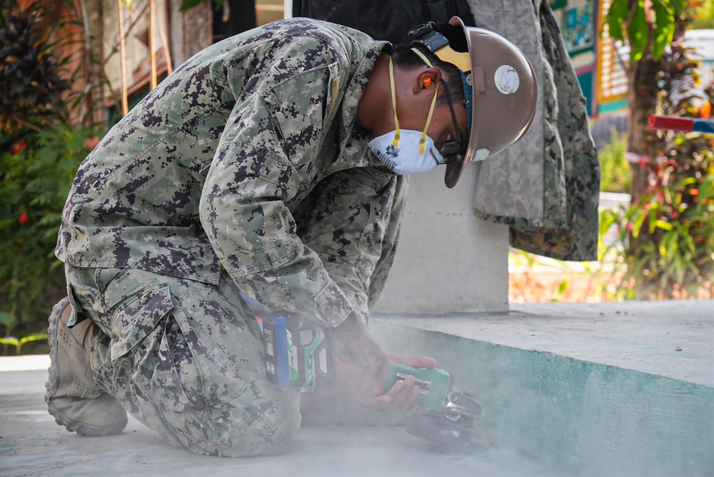 NMCB-5 continues construction at SK Babagon Toki Various School Renovations in Kota Kinabalu, Malaysia