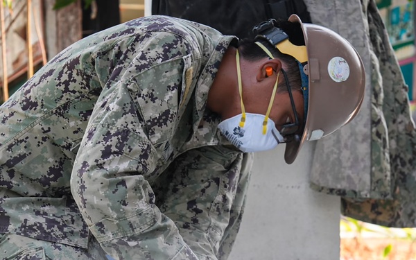 NMCB-5 continues construction at SK Babagon Toki Various School Renovations in Kota Kinabalu, Malaysia