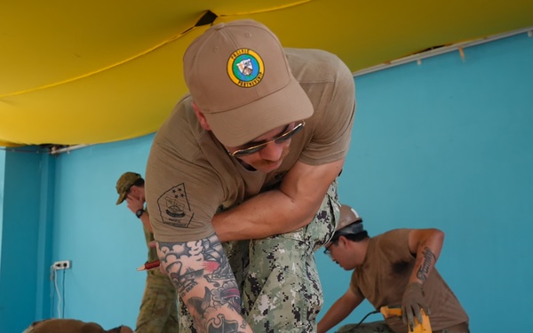 NMCB-5 continues construction at SK Babagon Toki Various School Renovations in Kota Kinabalu, Malaysia