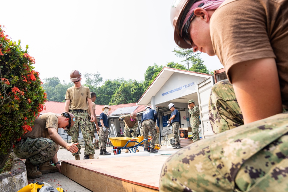 Pacific Partnership 2026 conducts facility renovations at Telipok Health Clinic in Kota Kinabalu, Malaysia