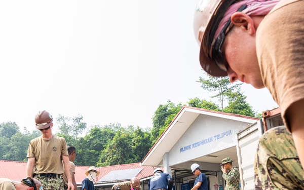 Pacific Partnership 2026 conducts facility renovations at Telipok Health Clinic in Kota Kinabalu, Malaysia