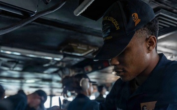 Abraham Lincoln Departs Laem Chabang, Thailand