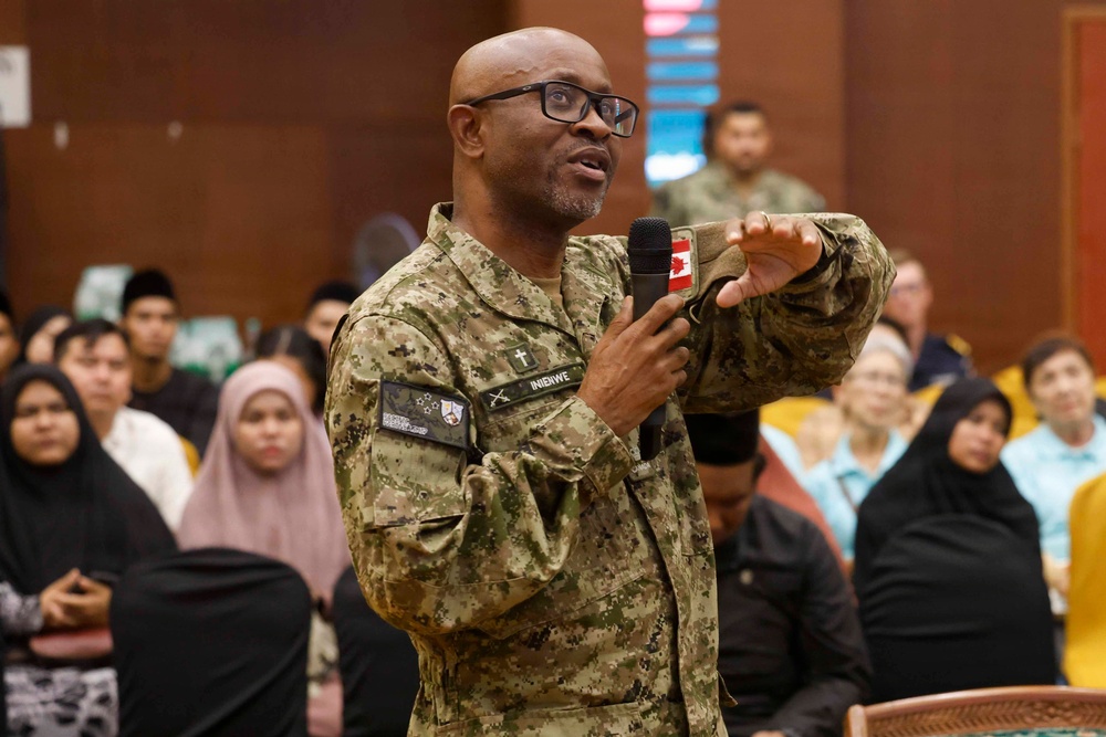 Pacific Partnership 2026 conducts faith-based host nation outreach engagement and disaster management event at Institut Tadbiran Awam Negara Sabah in Kota Kinabalu, Malaysia
