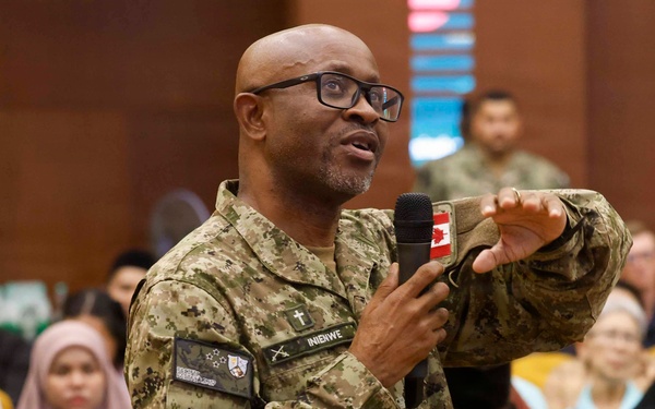 Pacific Partnership 2026 conducts faith-based host nation outreach engagement and disaster management event at Institut Tadbiran Awam Negara Sabah in Kota Kinabalu, Malaysia