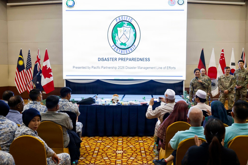 Pacific Partnership 2026 conducts faith-based host nation outreach engagement and disaster management event at Institut Tadbiran Awam Negara Sabah in Kota Kinabalu, Malaysia