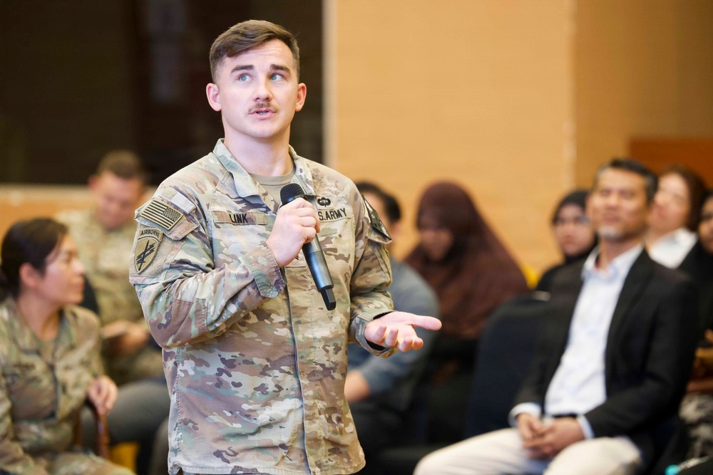 Pacific Partnership 2026 conducts faith-based host nation outreach engagement and disaster management event at Institut Tadbiran Awam Negara Sabah in Kota Kinabalu, Malaysia